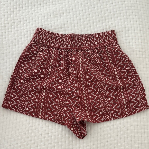 Zara Pants - Zara Embroidered Eyelet Shorts